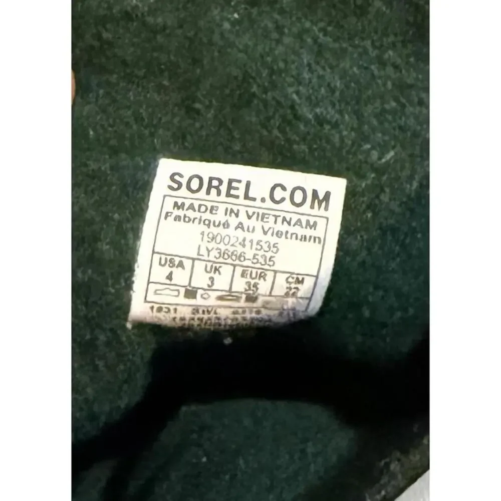 Sorel Disney Frozen Elsa Winter Boots YOUTH Size 4 Y Light Blue Pull On